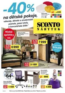 Akční leták SCONTO, platný od 2026-07-15 do 2026-08-04.