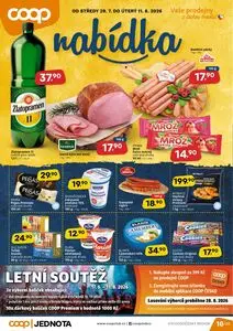 Akční leták COOP, platný od 2026-07-29 do 2026-08-11.