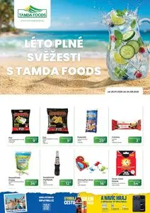 Akční leták Tamda Foods, platný od 2026-07-29 do 2026-08-04.