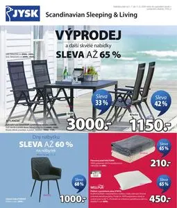 Akční leták Jysk, platný od 2026-07-01 do 2026-08-11.