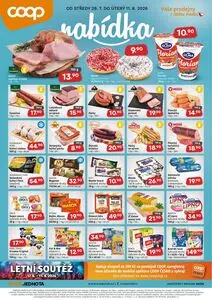 Akční leták COOP, platný od 2026-07-29 do 2026-08-11.