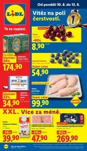 Akční leták LIDL, platný od 2026-08-10 do 2026-08-12.