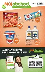 Akční leták Můj obchod, platný od 2026-07-31 do 2026-08-13.