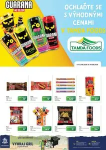 Akční leták Tamda Foods, platný od 2026-08-12 do 2026-08-17.