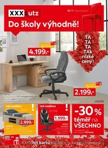 Akční leták XXXLutz, platný od 2026-07-27 do 2026-08-23.