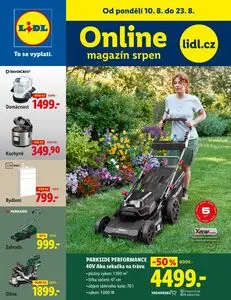 Akční leták LIDL, platný od 2026-08-10 do 2026-08-23.