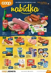 Akční leták COOP, platný od 2026-08-12 do 2026-08-25.