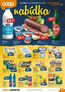 Akční leták COOP, platný od 2026-08-12 do 2026-08-25.