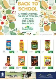 Akční leták Tamda Foods, platný od 2026-08-19 do 2026-08-25.