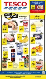 Akční leták TESCO, platný od 2026-08-19 do 2026-08-25.