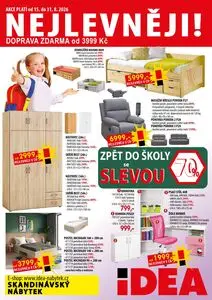 Akční leták IDEA, platný od 2026-08-15 do 2026-08-31.