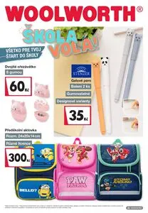 Akční leták WOOLWORTH, platný od 2026-08-21 do 2026-08-31.