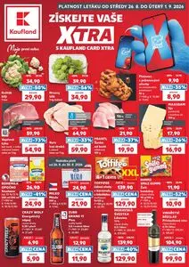 Akční leták Kaufland, platný od 2026-08-26 do 2026-09-01.