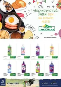 Akční leták Tamda Foods, platný od 2026-08-26 do 2026-09-01.