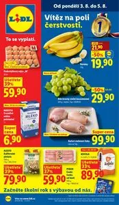 Akční leták LIDL, platný od 2026-07-30 do 2026-09-05.