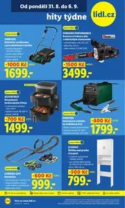 Akční leták LIDL, platný od 2026-08-31 do 2026-09-06.
