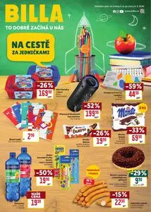 Akční leták BILLA, platný od 2026-08-05 do 2026-09-08.