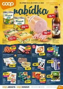 Akční leták COOP, platný od 2026-08-26 do 2026-09-08.