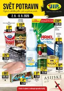 Akční leták JIP, platný od 2026-09-02 do 2026-09-08.