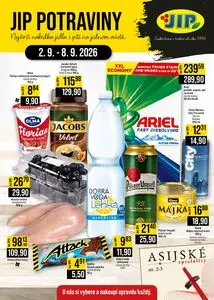 Akční leták JIP, platný od 2026-09-02 do 2026-09-08.