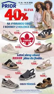 Akční leták Prior, platný od 2026-08-11 do 2026-09-14.