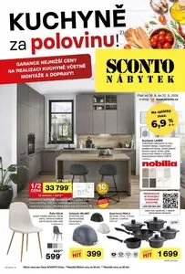 Akční leták SCONTO, platný od 2026-08-26 do 2026-09-22.