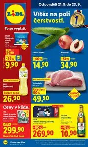 Akční leták LIDL, platný od 2026-09-21 do 2026-09-23.