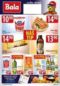 Akční leták Bala, platný od 2026-09-16 do 2026-09-28.