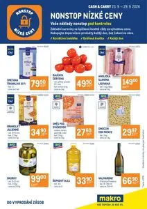 Akční leták makro, platný od 2026-09-23 do 2026-09-29.