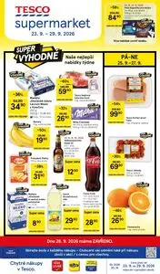 Akční leták TESCO, platný od 2026-09-23 do 2026-09-29.