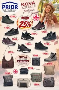 Akční leták Prior, platný od 2026-09-15 do 2026-10-10.
