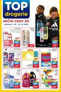 Akční leták Top Drogerie, platný od 2026-10-01 do 2026-10-10.