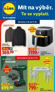 Akční leták LIDL, platný od 2026-10-05 do 2026-10-11.