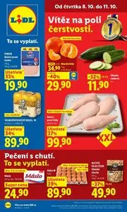 Akční leták LIDL, platný od 2026-10-08 do 2026-10-11.