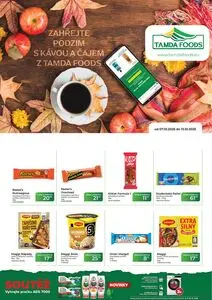 Akční leták Tamda Foods, platný od 2026-10-07 do 2026-10-13.