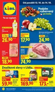 Akční leták LIDL, platný od 2026-10-12 do 2026-10-14.
