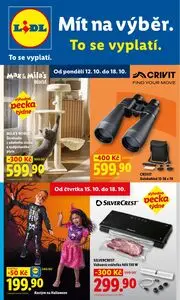Akční leták LIDL, platný od 2026-10-12 do 2026-10-18.