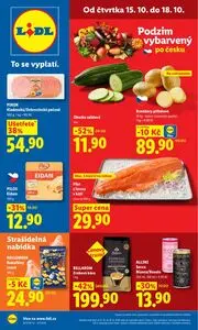 Akční leták LIDL, platný od 2026-10-15 do 2026-10-18.