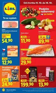 Akční leták LIDL, platný od 2026-10-15 do 2026-10-18.