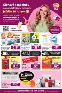 Akční leták Teta drogerie, platný od 2026-10-08 do 2026-10-19.