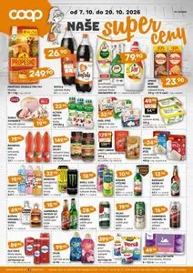 Akční leták COOP, platný od 2026-10-07 do 2026-10-20.