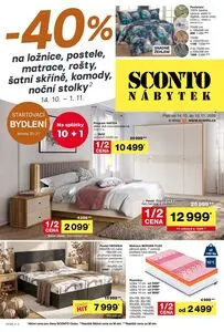 Akční leták SCONTO, platný od 2026-10-14 do 2026-11-16.