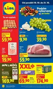 Akční leták LIDL, platný od 2026-10-19 do 2026-10-21.