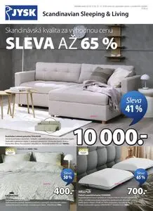 Akční leták Jysk, platný od 2026-09-30 do 2026-10-25.