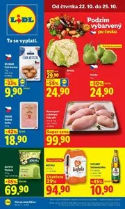 Akční leták LIDL, platný od 2026-10-22 do 2026-10-25.