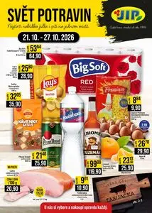 Akční leták JIP, platný od 2026-10-21 do 2026-10-27.