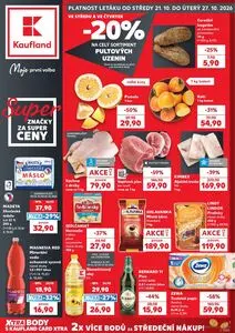 Akční leták Kaufland, platný od 2026-10-21 do 2026-10-27.