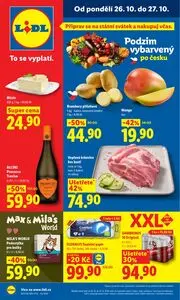 Akční leták LIDL, platný od 2026-10-26 do 2026-10-27.