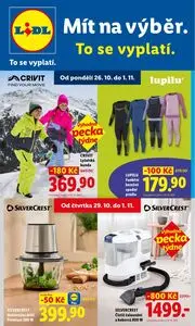 Akční leták LIDL, platný od 2026-10-26 do 2026-11-01.