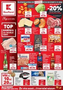 Akční leták Kaufland, platný od 2026-10-28 do 2026-11-03.